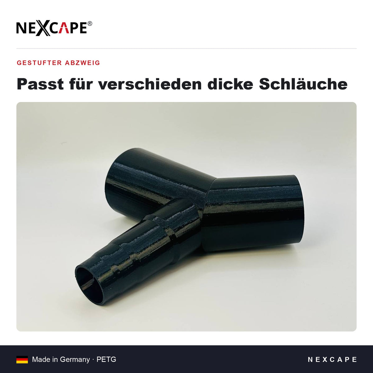 Y-Adapter Absaugung passend für BOSCH GTS 10 XC – passt zu BOSCH GTS 10 XC, Absaugadapter und Werkstattsauger