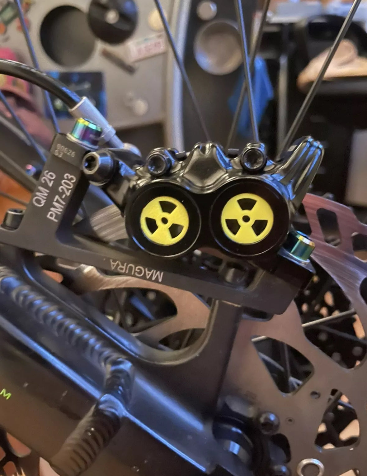 Magura MT5 MT6 MT7 Trail Ring Blende Nuklear 4er Set