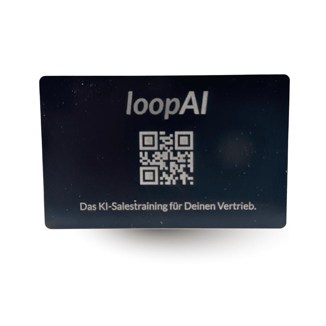 Gravierte Metall - Visitenkarte | Lasergravur, beidseitig, Made in Germany - NEXCAPE