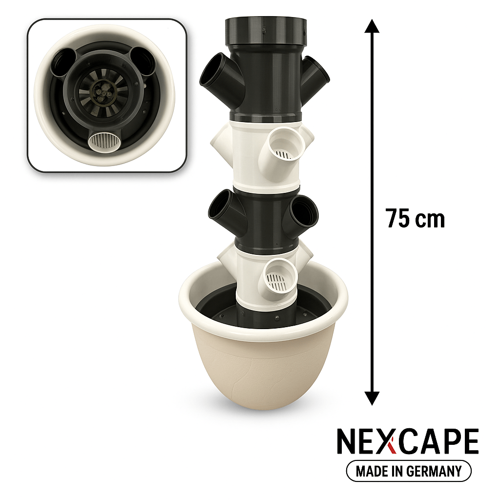 Hydroponik Turm für 12 Pflanzen – Innovativer Indoor - Garten erweiterbar - NEXCAPE
