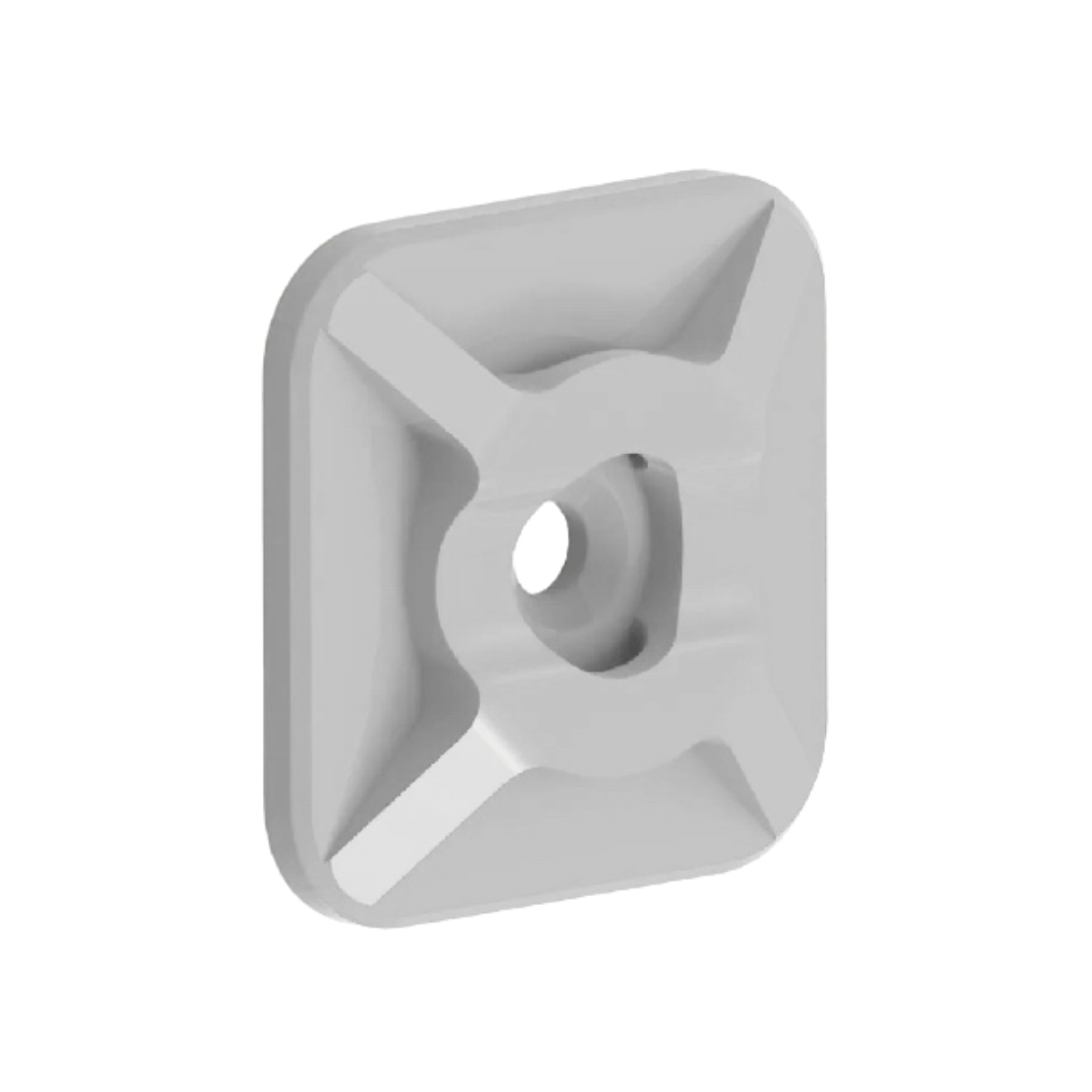 Kabelsockel 25x25mm für Kabelbinder – selbstklebend oder zum Schrauben - NEXCAPE