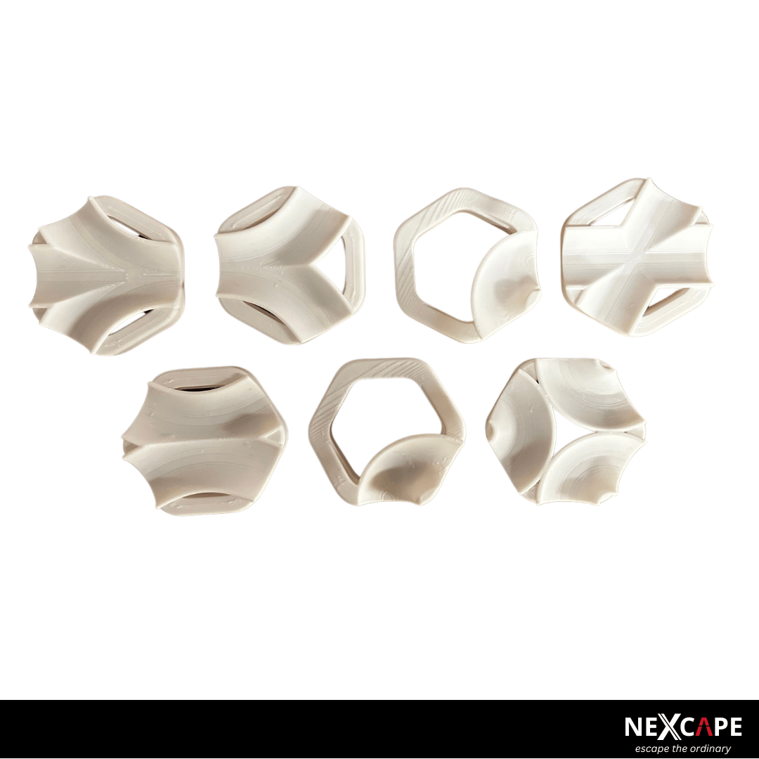 Passend für Gravitrax Junior Murmelbahn Kurvensteine 7er Set - NEXCAPE