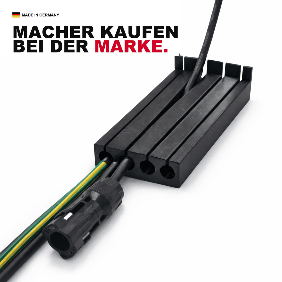 PV-Dachdurchführung 125 mm Ziegeldach – Spar-Set (Mengenvorteil) NEXCAPE® - NEXCAPE