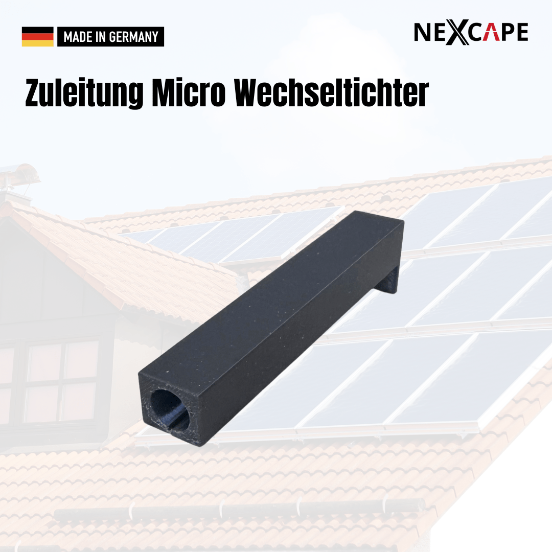NEXCAPE® PV Kabel Dachdurchführung ohne MC4 Ausbau | für 16mm² Erdungskabel