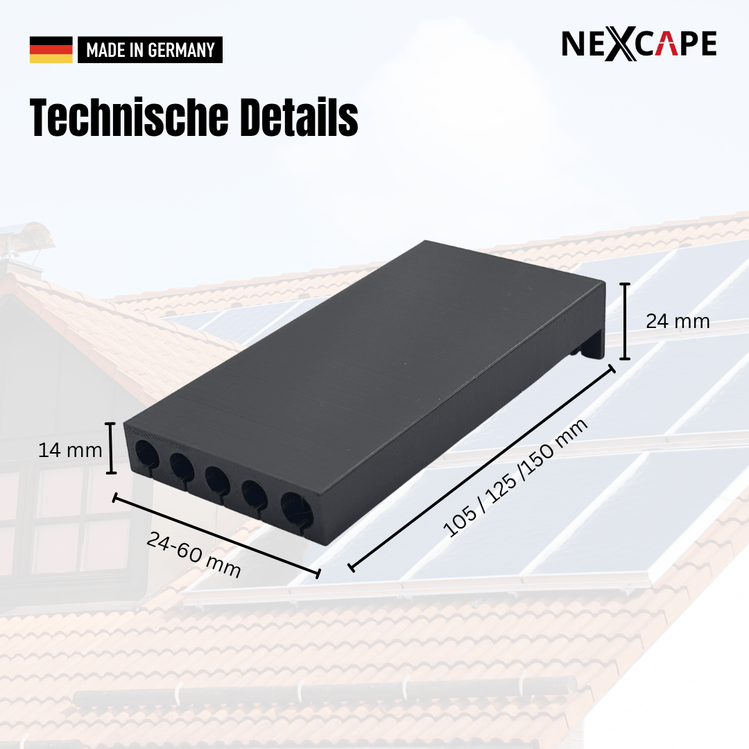 PV Kabel Dachdurchführung ohne MC4 Ausbau | Heimwerker Serie - NEXCAPE