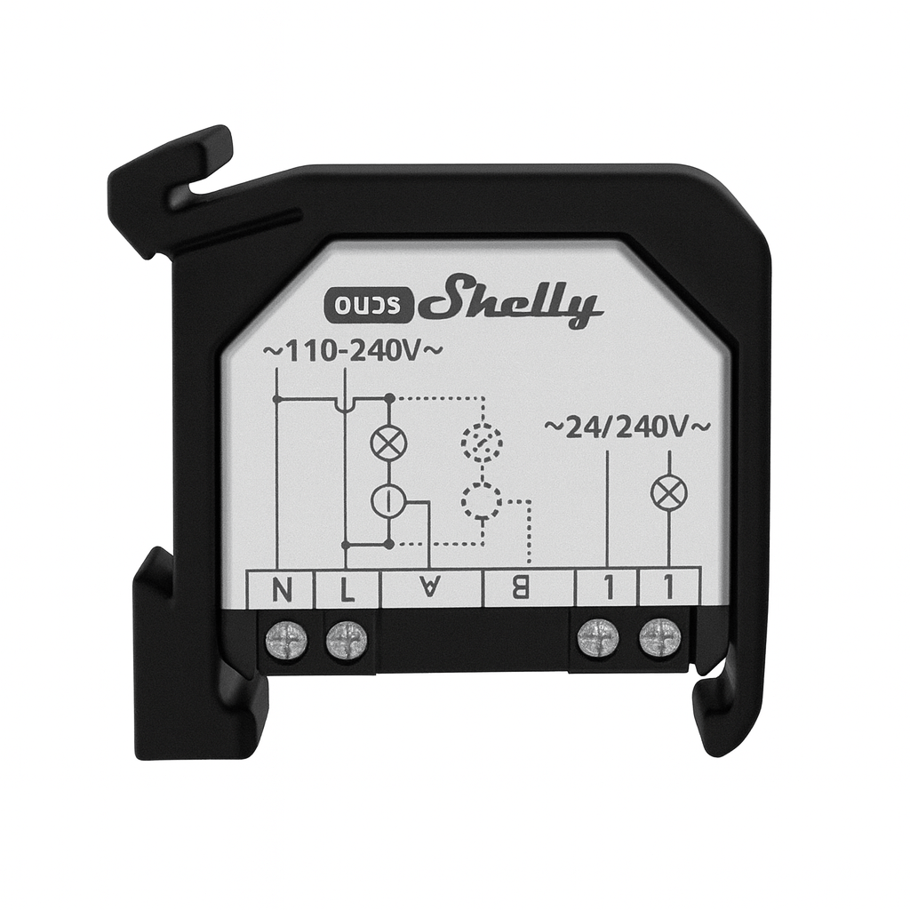 Shelly EM Gen3 DIN - Halterung – für 35 mm Hutschienen - NEXCAPE