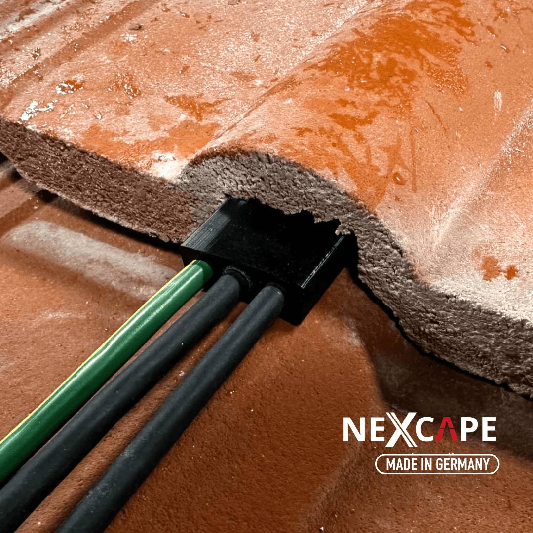 Solarkabel Durchführung Ziegeldach Kabel kein MC4 Ausbau - NEXCAPE