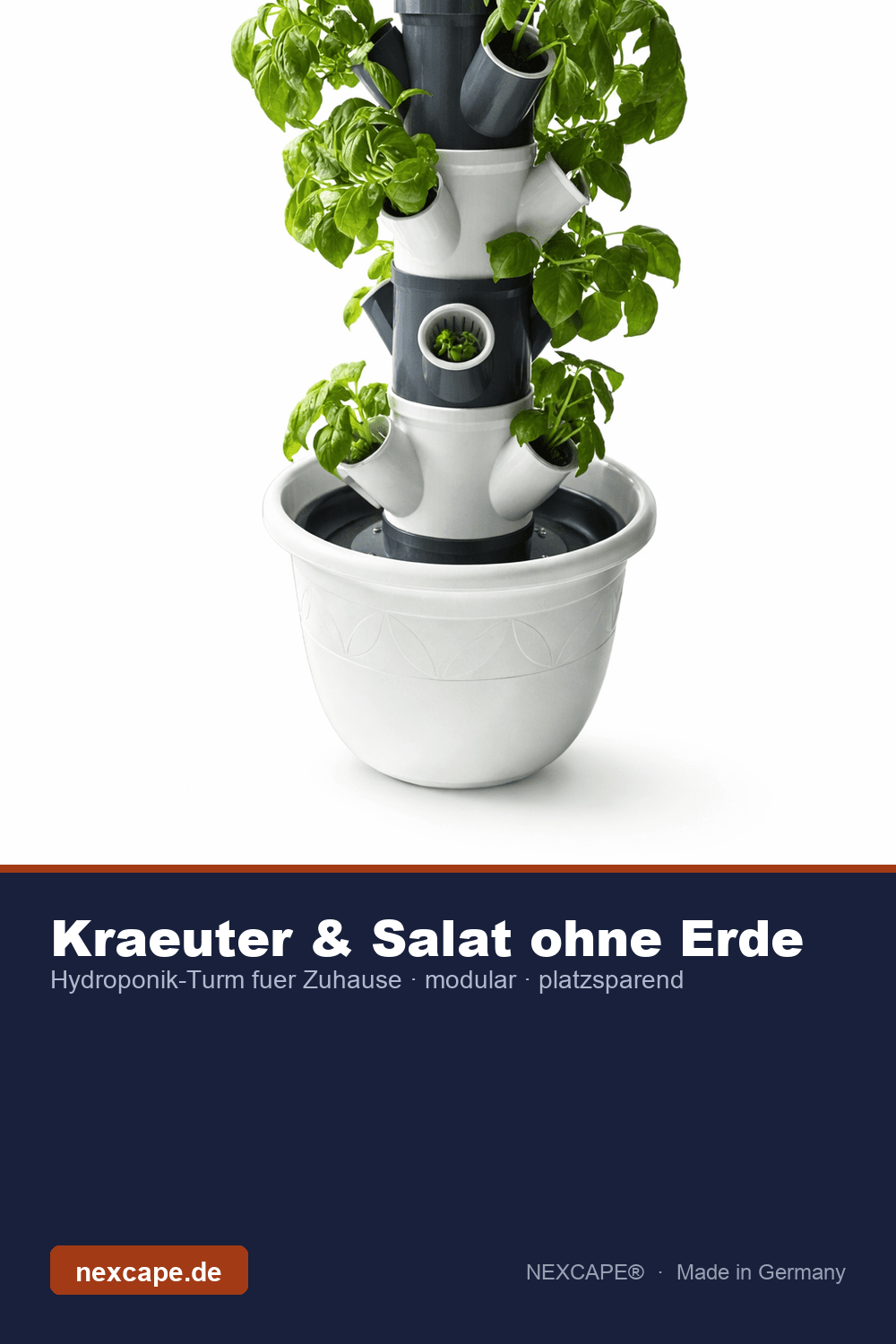 Hydroponik für Zuhause: Kräuter & Salat ohne Erde — welcher Turm passt zu dir? - NEXCAPE