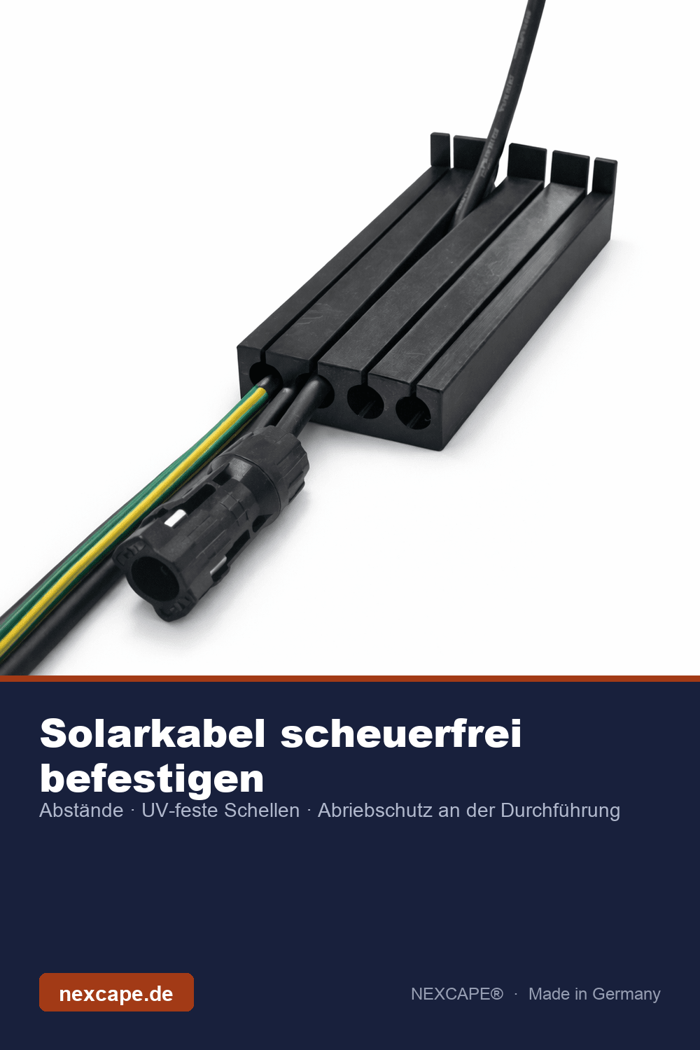 Solarkabel auf dem Dach befestigen: Abstände, Schellen & Scheuerschutz - NEXCAPE