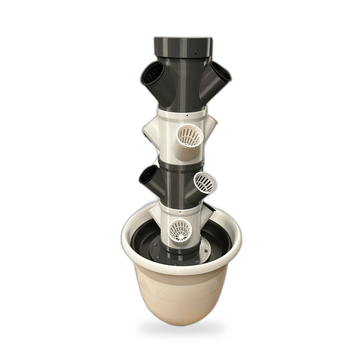 Hydroponik Turm 12 Pflanzen Indoor Tower Selbstversorger Kräuter Salat NEXCAPE® – Produktansicht