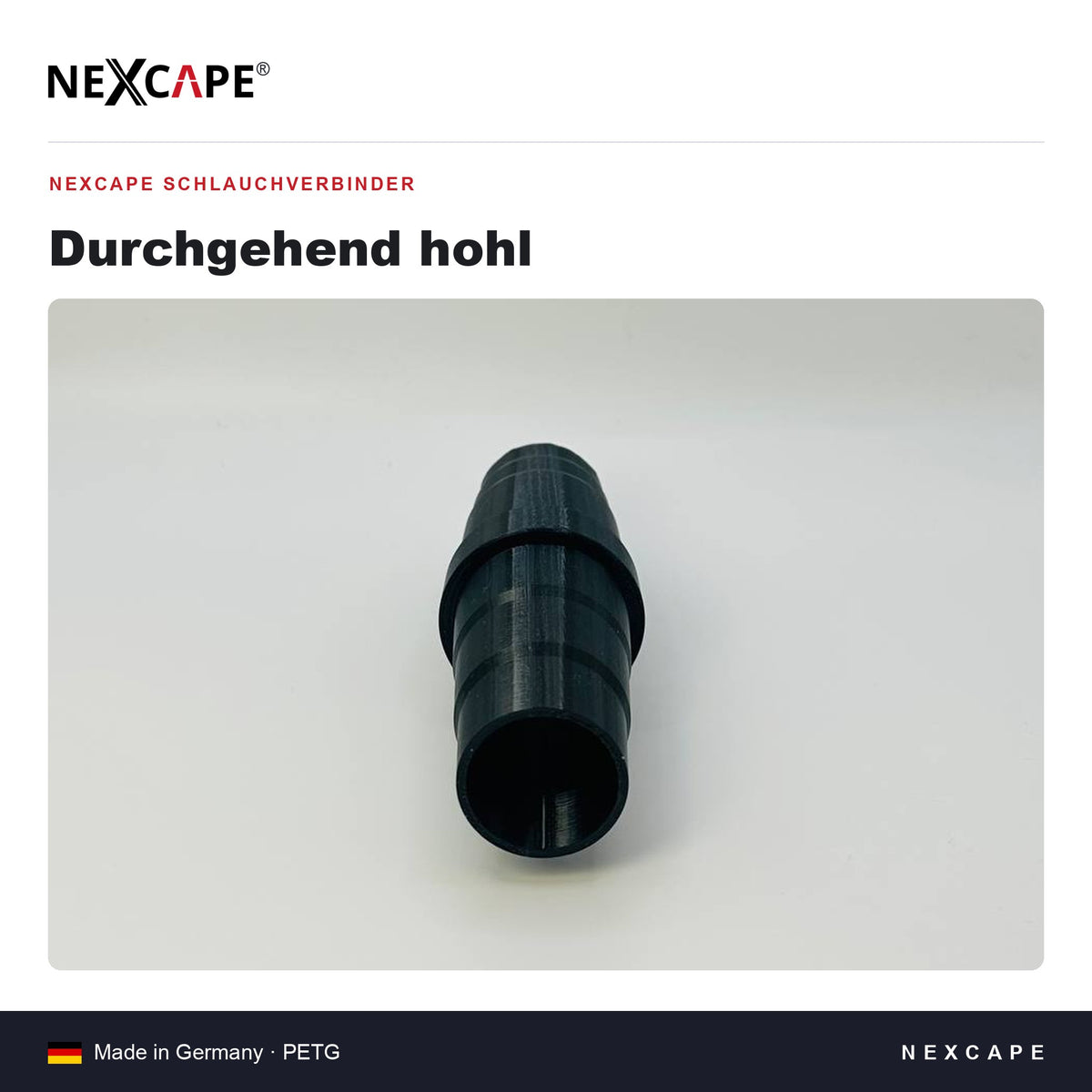 Schlauchverbinder aus PETG – Technische Daten