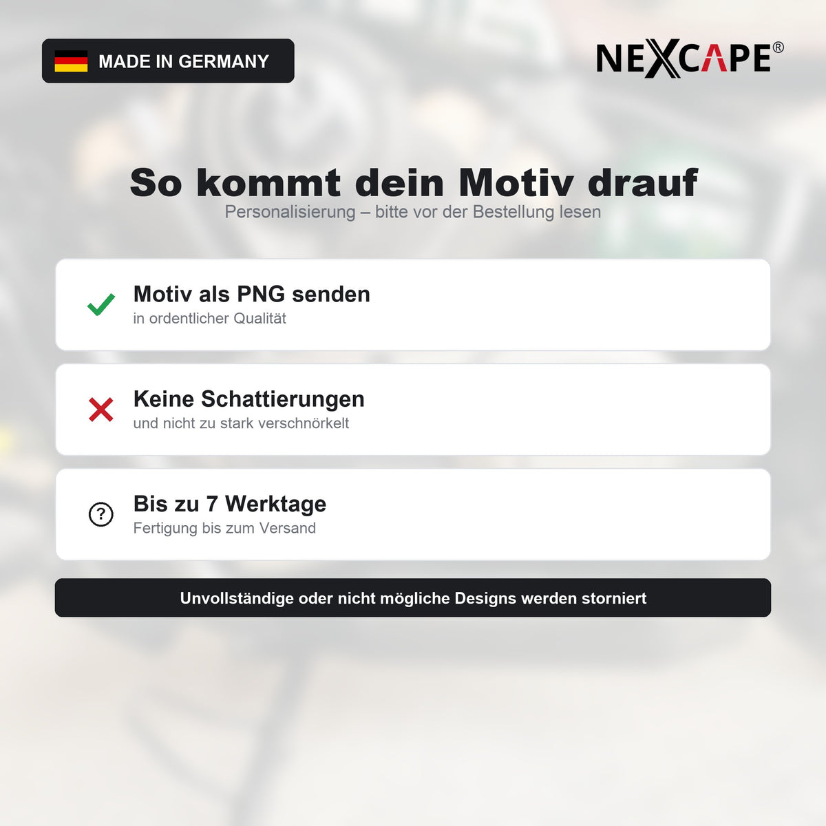 Getriebeabdeckung Personalisieren passend für Benda Napoleon Bob 125 – Technische Daten