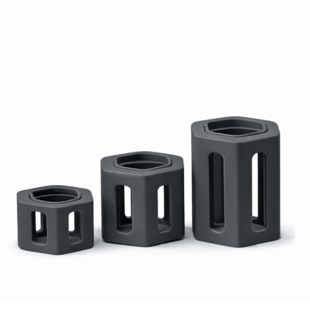 GraviTrax Junior Höhensteine 9er Set Säulen, 3 x 100 mm, 3 x 50 mm, 3 x 30 mm