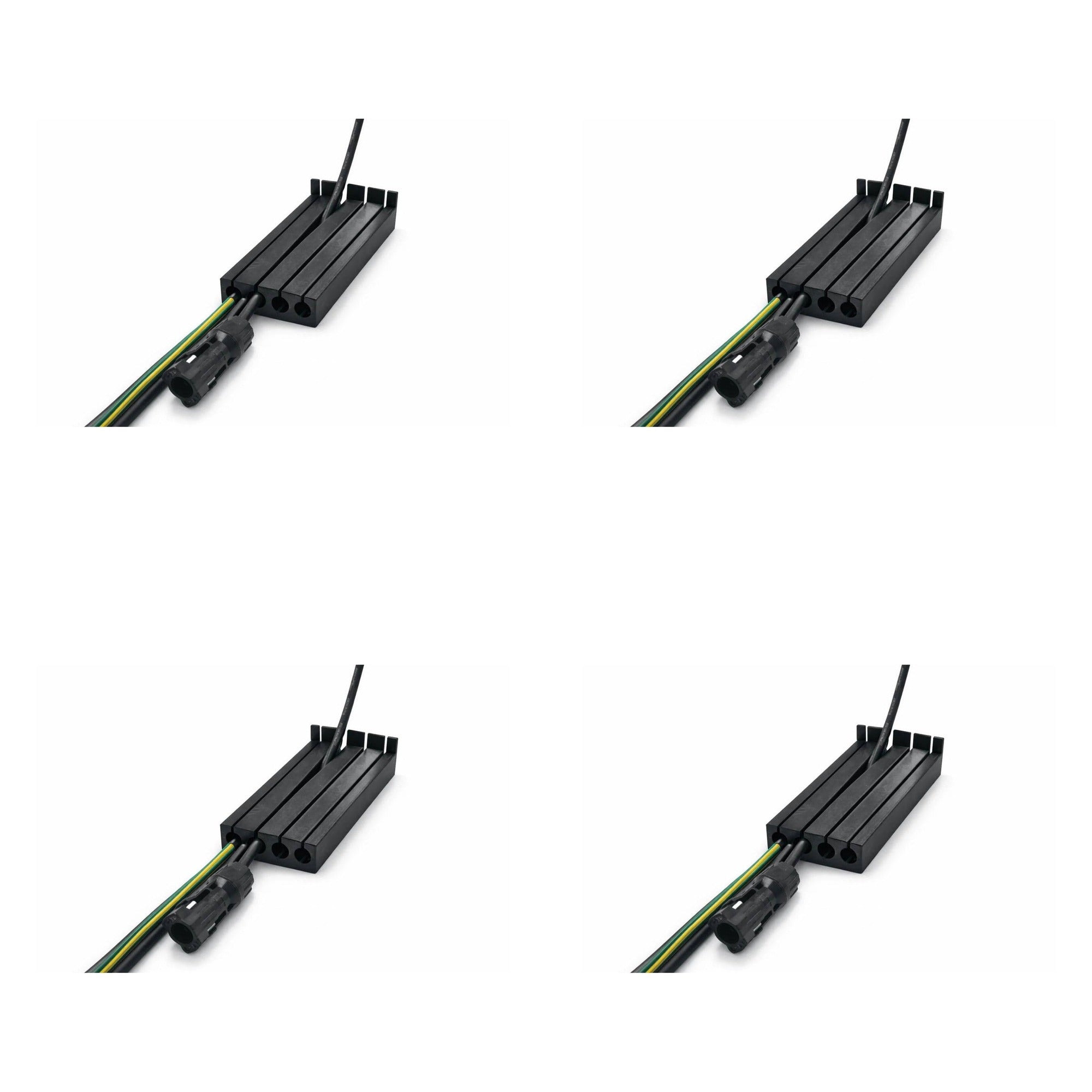 Balkonkraftwerk Komplett-Set 4 Durchfuehrungen