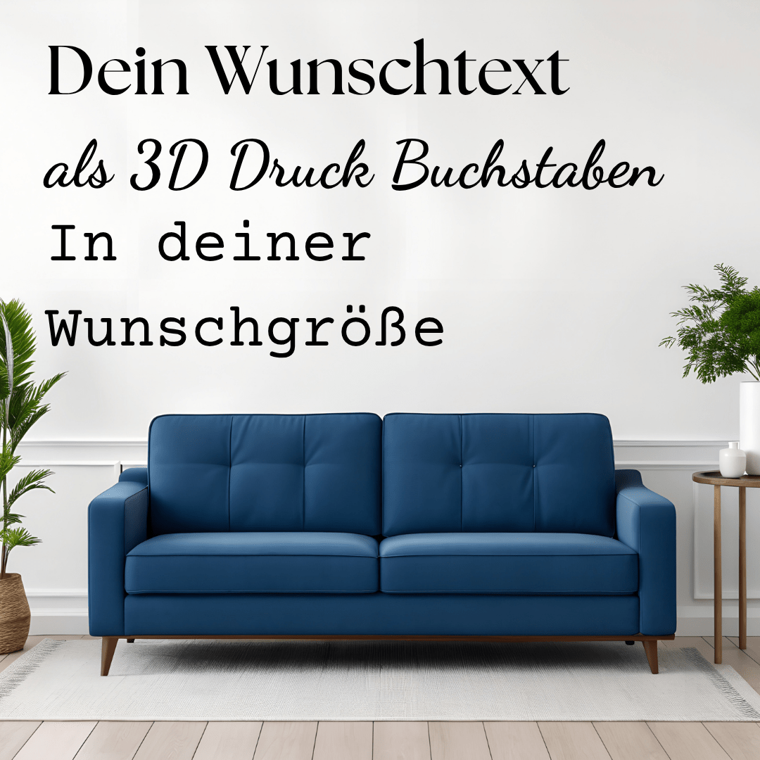 Deine individuellen 3D - Wandbuchstaben - NEXCAPE