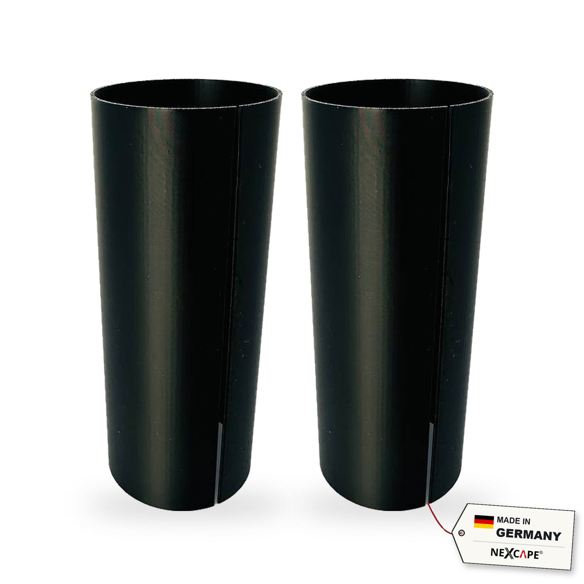 NEXCAPE Gabel-Cover Set passend für Triumph Bonneville Bobber, 2 Stück schwarz