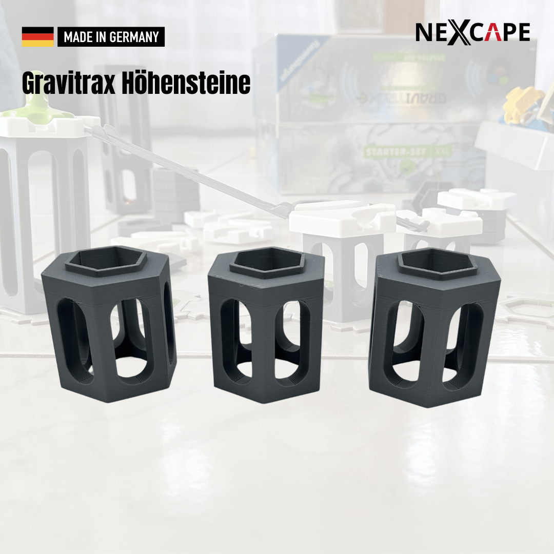 GraviTrax Höhensteine 3er Set Säulen, 3 x 50mm - NEXCAPE
