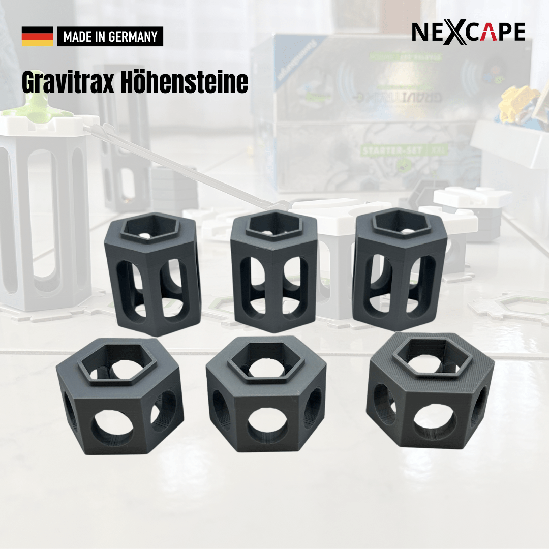 GraviTrax Höhensteine 6er Set Säulen, 3 x 50mm, 3 x 30mm - NEXCAPE