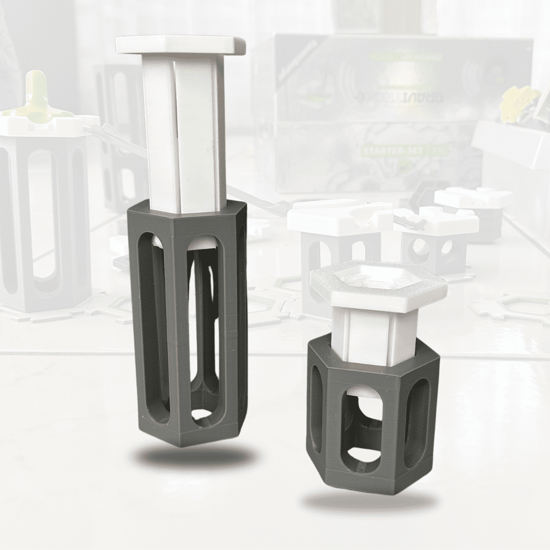 Nexcape Höhensteine XL & Mini – Ausziehbar für GraviTrax Murmelbahn - NEXCAPE